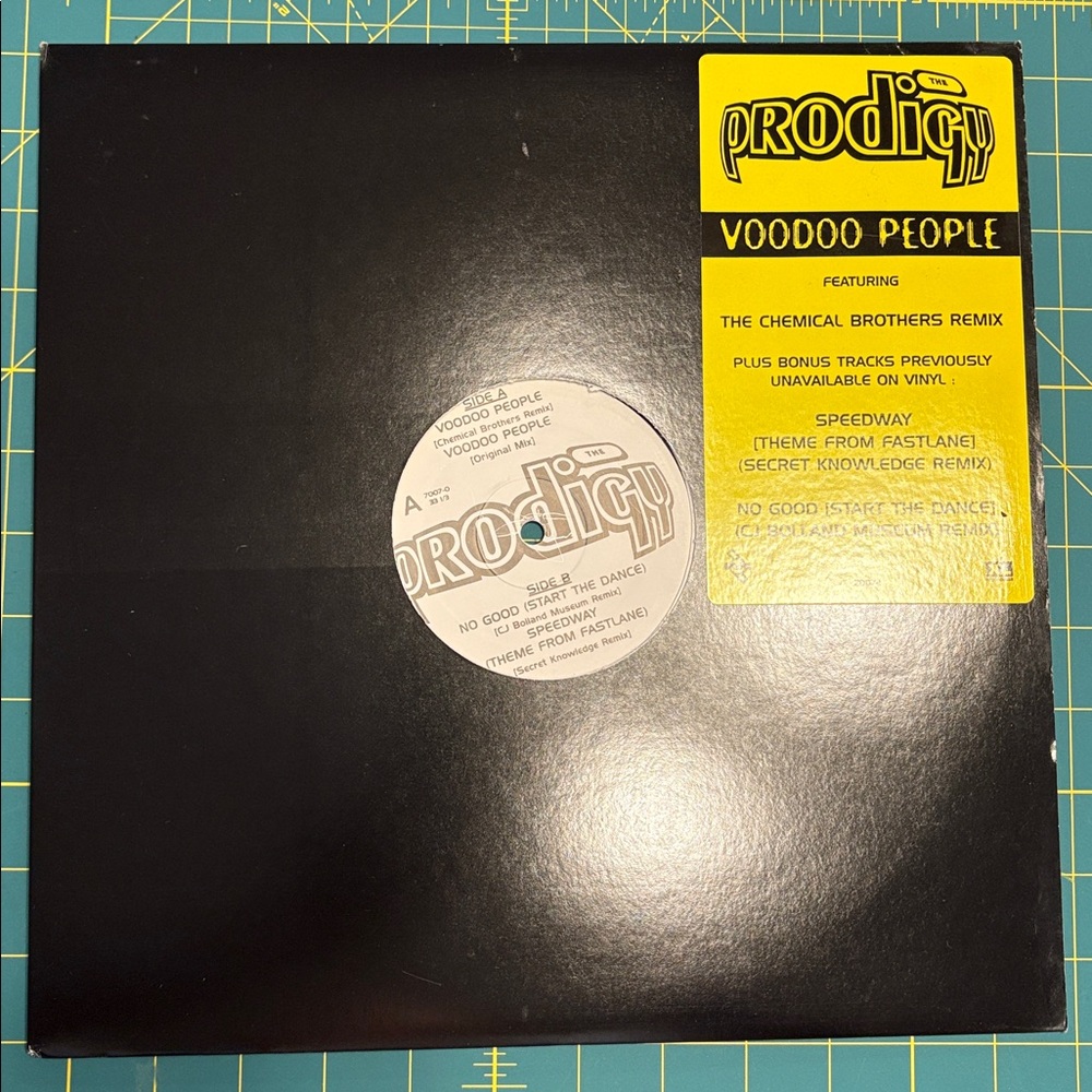 The Prodigy Voodoo People 1995 remix singles release